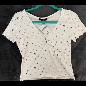 Forever21 top with roses